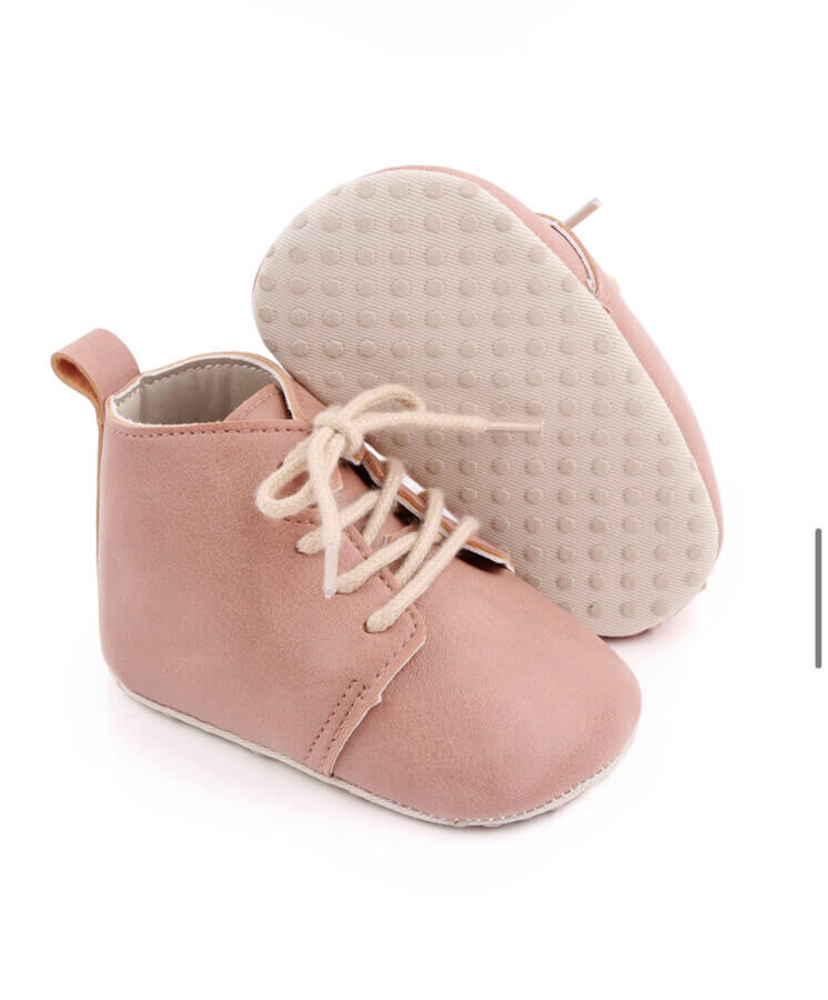Κοριτσίστικα dusty pink μποτάκια αγκαλιάς