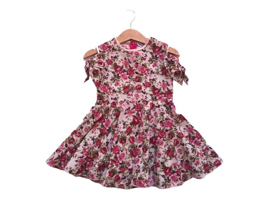 Flower Pop Dress (10-12m)