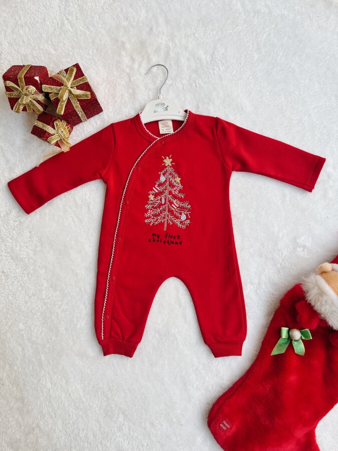 Unisex ολόσωμο φορμάκι “My first Christmas”