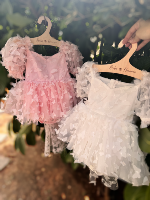 Butterfly romper με φουσκωτά μανίκια και φιόγκο